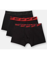 Pull&Bear - 3Er-Pack Schwarze Boxershorts Mit Stwd-Logo - Lyst
