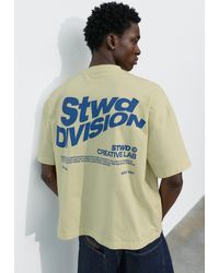 Pull&Bear - Stwd Creative Lab T-Shirt - Lyst
