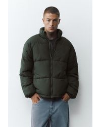 Pull&Bear - High Neck Puffer Jacket - Lyst