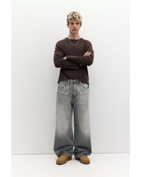 Pull&Bear - Wide-Leg Jeans - Lyst