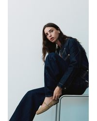 Pull&Bear - Leather Ballerinas - Lyst
