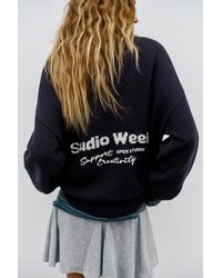 Pull&Bear - Embroidered Front Jumper - Lyst