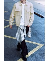 Pull&Bear - Long Sleeve Overshirt - Lyst