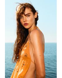 Pull&Bear - Haltertop Met Kralen - Lyst