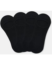 Pull&Bear - 4-Pack Korte Sokken - Lyst