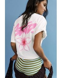 Pull&Bear - Stwd T-Shirt Met Bloem - Lyst