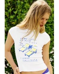 Pull&Bear - La Toja Sun Loungers T-Shirt - Lyst