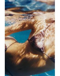 Pull&Bear - Tie-Dye Triangel Bikinitop - Lyst