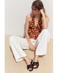 Pull&Bear - Flat Strap Sandals - Lyst