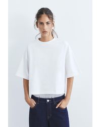 Pull&Bear - Boxy Short Sleeve T-Shirt - Lyst