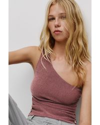 Pull&Bear - Rustic Asymmetric Top - Lyst