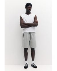 Pull&Bear - Regular Fit Jogging Bermuda - Lyst