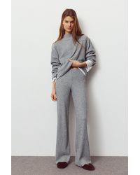 Pull&Bear - Soft Touch Straight Fit Pants - Lyst
