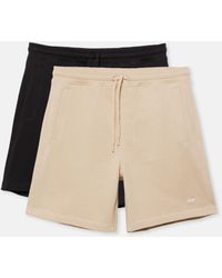 Pull&Bear - 2-Pack Of Stwd Bermuda Short Sweatpants - Lyst