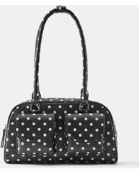 Pull&Bear - Borsa A Spalla Multipocket A Pois - Lyst