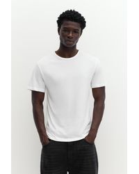 Pull&Bear - Basic Slim Fit T-Shirt - Lyst