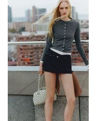 Pull&Bear - Soft Touch Button Jacket - Lyst