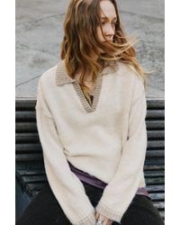 Pull&Bear - Polo Collar Sweater - Lyst