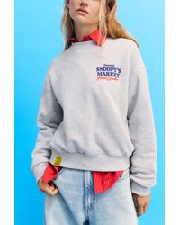 Pull&Bear - Snoopy Round Neck Sweatshirt - Lyst