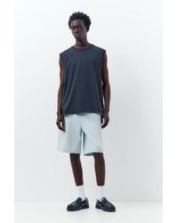 Pull&Bear - Baggy Relax Fit Denim Bermuda - Lyst