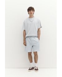Pull&Bear - Bermuda Jogger With Logo - Lyst