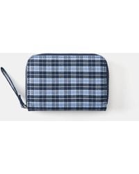 Pull&Bear - Check Print Purse - Lyst