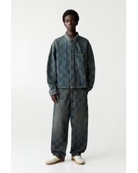 Pull&Bear - Check Stwd Skater Jeans - Lyst