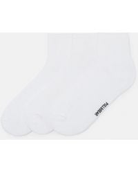 Pull&Bear - 3-Pack Halfhoge Sokken - Lyst