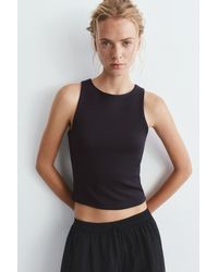 Pull&Bear - Soft-Touch Tank Top - Lyst