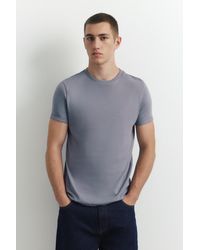 Pull&Bear - Muscle Fit T-Shirt - Lyst