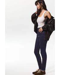Pull&Bear - High-Waist Skinny Jeans - Lyst