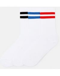 Pull&Bear - Striped Sports Socks - Lyst