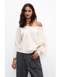 Pull&Bear - Asymmetric Knitted Jumper - Lyst