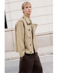 Pull&Bear - Short Trench Coat - Lyst
