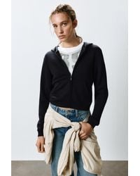 Pull&Bear - Zip-Up Hoodie - Lyst