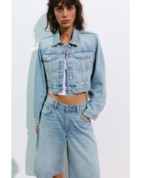 Pull&Bear - Giacca Di Jeans Cropped - Lyst