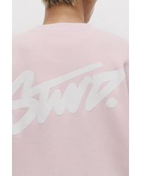Pull&Bear - Stwd Round Neck Sweatshirt - Lyst