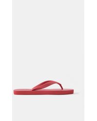 Pull&Bear - Platte Sandalen - Lyst
