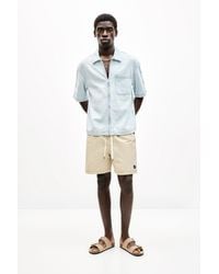 Pull&Bear - Stwd Garment Dye Swimming Trunks - Lyst