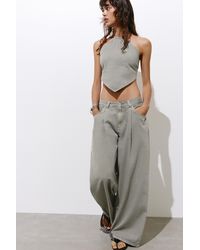 Pull&Bear - Wide-Leg Jeans With Darts - Lyst
