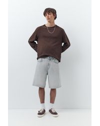 Pull&Bear - Short Denim Baggy - Lyst