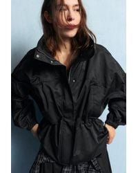 Pull&Bear - Jack Met Opstaande Kraag En Rimpels - Lyst