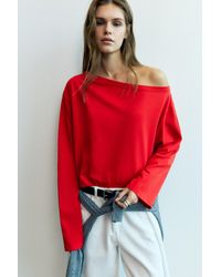 Pull&Bear - Asymmetric Oversize T-Shirt - Lyst