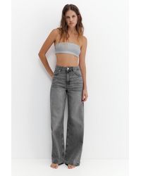 Pull&Bear - Jeans Wide Leg Taille Haute - Lyst
