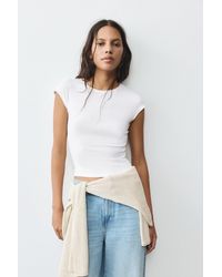 Pull&Bear - Fitted Short Sleeve T-Shirt - Lyst
