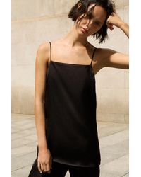 Pull&Bear - Satin Strappy Top - Lyst