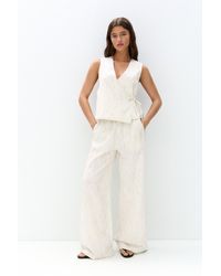 Pull&Bear - Rustikale Joggerhose Mit Streifen - Lyst