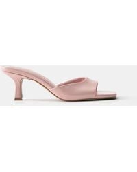 Pull&Bear - Heeled Mule Sandals - Lyst