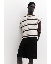 Pull&Bear - Bermuda Jogger With Logo - Lyst