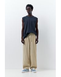 Pull&Bear - Joggingbroek Van Linnenmix - Lyst